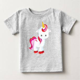 Cute Unicorn, Little Unicorn, Magic Unicorn Baby T-Shirt