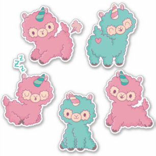 Cute Unicorn Llamas