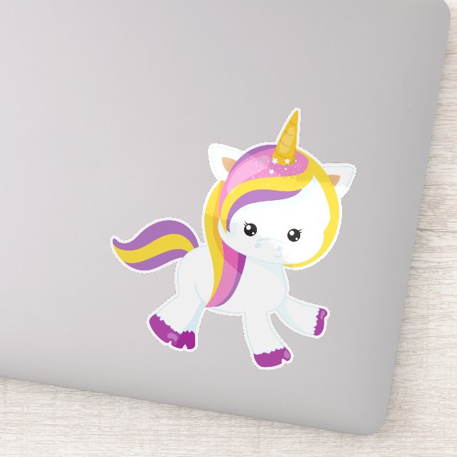 Cute Unicorn, Magic Unicorn, Kawaii Unicorn (Detail)