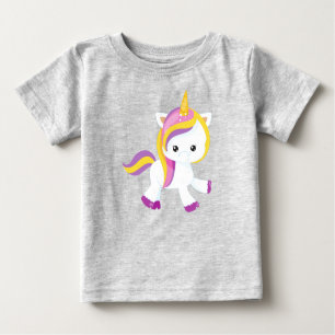 Cute Unicorn, Magic Unicorn, Kawaii Unicorn Baby T-Shirt