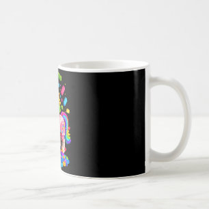 Cute unicorn master builder building bricks blocks coffee mug