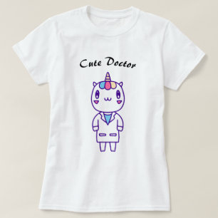 Cute Unicorn Medical Doctor – Funny stethoscope T-Shirt