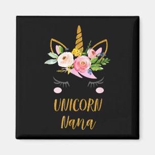 Cute unicorn nana shirt boho grandma unicorn gift magnet