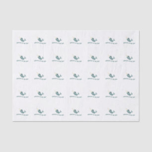 Cute Unicorn Of the Sea Tissue Paper