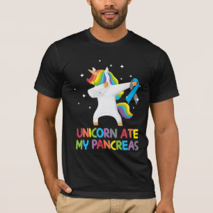 Cute Unicorn Pancreas Diabetic Kid T-Shirt
