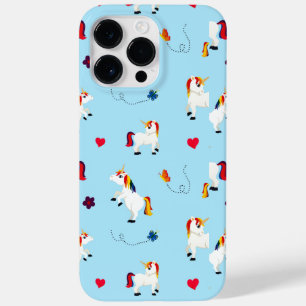 Cute Unicorn Patterned Case-Mate iPhone 14 Pro Max Case