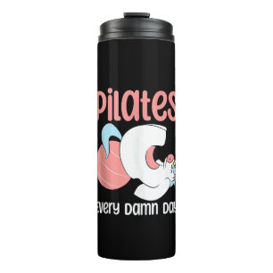 Cute Unicorn Pilates Tank Top Thermal Tumbler