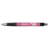 Cute Unicorn Pink Gold Glitter Girls Personalized
