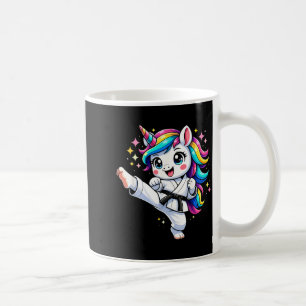 Cute Unicorn Playing Karate Taekwondo Unicorn Coffee Mug