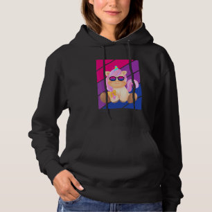Cute Unicorn Pride Bisexual Flag Lgbtq Proud Ally  Hoodie