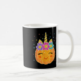Cute Unicorn Pumpkin Halloween Thanksgiving Coffee Mug