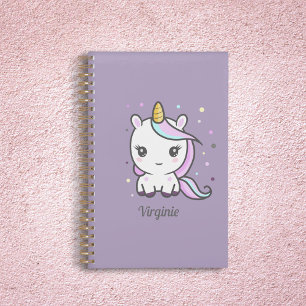 Cute Unicorn Purple Planner