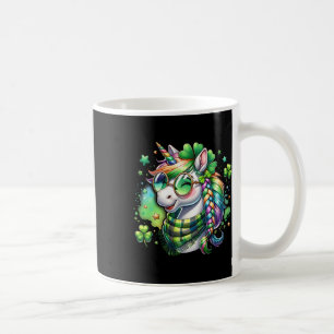 Cute Unicorn Shamrock St Patricks Day Girls Kids L Coffee Mug