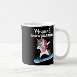 Cute Unicorn Snowboarding Skiing Dabbing Unicorn S Coffee Mug