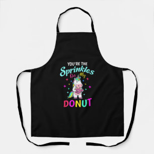 Cute Unicorn Sprinkles Your Doughnut Adult Kids Do Apron