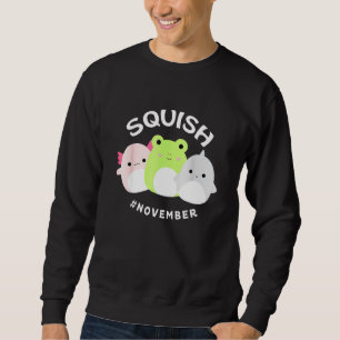 Cute Unicorn Squish November Squishmallow Costume Sweatshirt