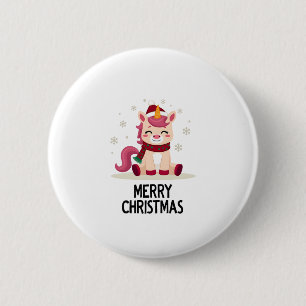 Cute Unicorn Starry Night (4) 6 Cm Round Badge