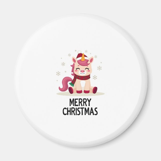 Cute Unicorn Starry Night (4) Magnet (Front)