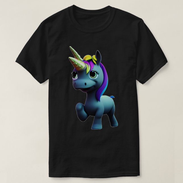 cute unicorn T-Shirt (Design Front)