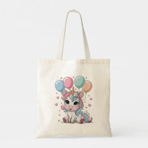 Cute unicorn tote bag