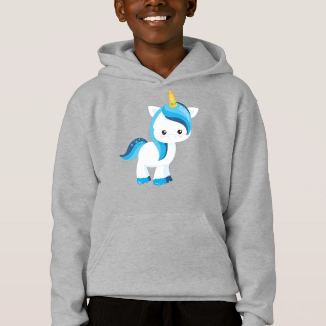 Cute Unicorn, Winter, Snowflakes, Magic Unicorn (Front)