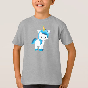 Cute Unicorn, Winter, Snowflakes, Magic Unicorn T-Shirt