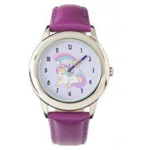 Cute Unicorn with Colourful Shooting Star Watch