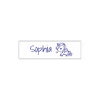 Cute Unicorn with Wings Girls Name Pocket Stamp