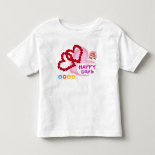 Cute Unicorns and Butterflies Colourful Floral Kid Toddler T-Shirt