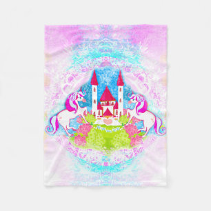 cute unicorns Fleece Blanket