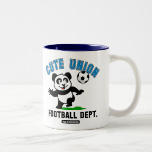 Cute Union Football Department Two-Tone Coffee Mug