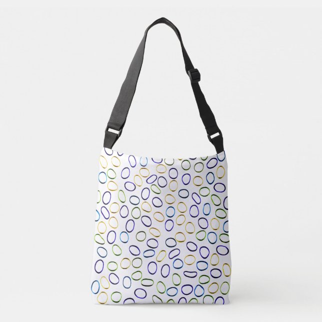 Cute Unique Abstract Pattern Crossbody Bag (Front)
