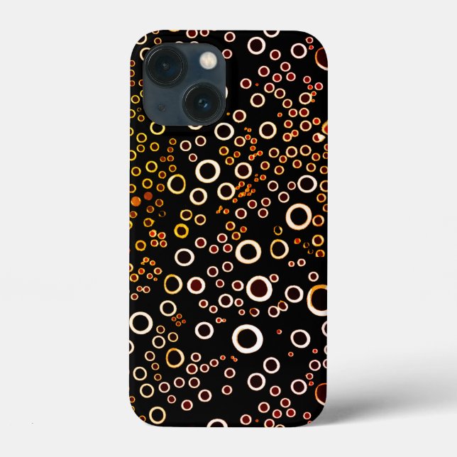 Cute Unique Bubble Pattern Case-Mate iPhone Case (Back)