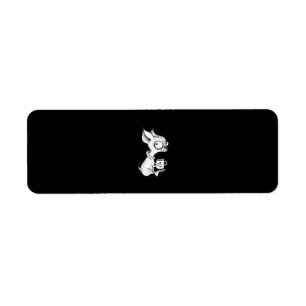Cute Unique Chihuahua Coffee Art Dog Lover Gift Return Address Label