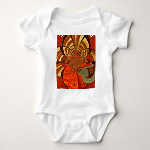 Cute Unique Giraffe Animal Hakuna Matata Design Baby Bodysuit