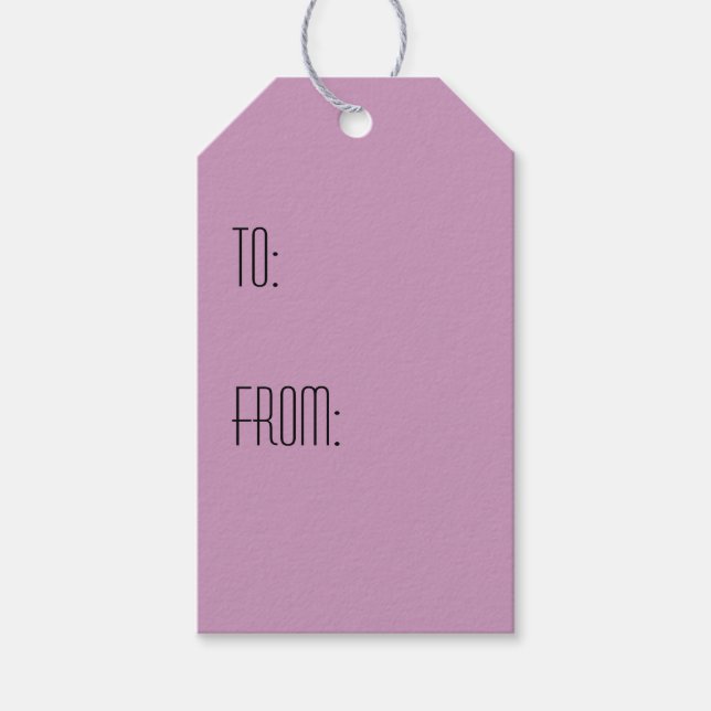 Cute Unique Modern Christmas Gift Tag (Front)