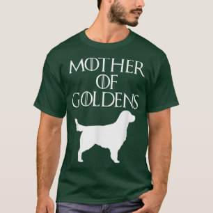 Cute & Unique White Mother of Goldens E010654 T-Shirt