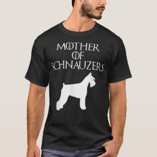 Cute & Unique White Mother of Schnauzers E010750 T-Shirt