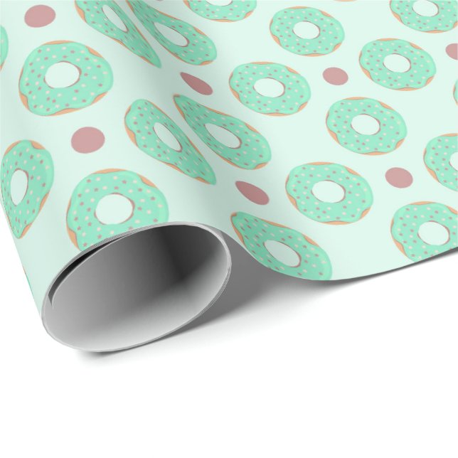 cute unisex baby shower  wrapping paper (Roll Corner)