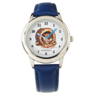 Cute unisex kids beaver lovers add name watch