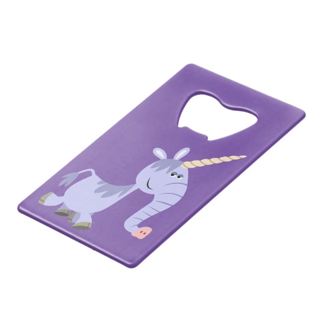 Cute Unusual Cartoon Unicorn Bottle Opener (Front Angled)