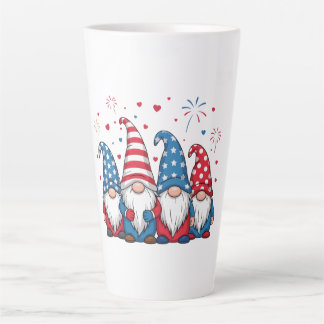 Cute USA American Gnomes Cartoon-68123 Latte Mug