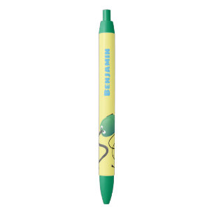 Cute vacuum cleaner cartoon humour black ink pen