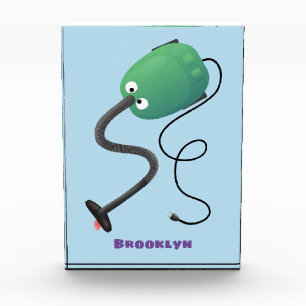 Cute vacuum cleaner cartoon humour photo block