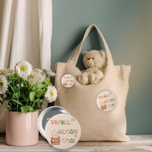 Cute Valentine Button   Think About You