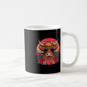 Cute Valentine Cow Lover Funny Valentines For Wome Coffee Mug