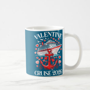 Cute valentine cruise 2026 matching couple holiday coffee mug