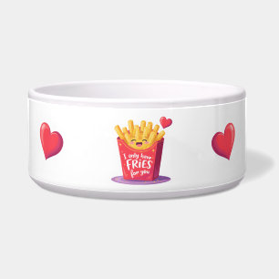 Cute Valentine French Fries Pun
