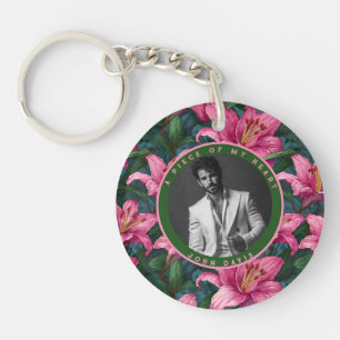 Cute Valentine Gifts For Girlfriend Lilies Flower Key Ring