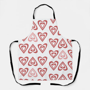 Cute Valentine Hearts – Love & Romance Design Apron